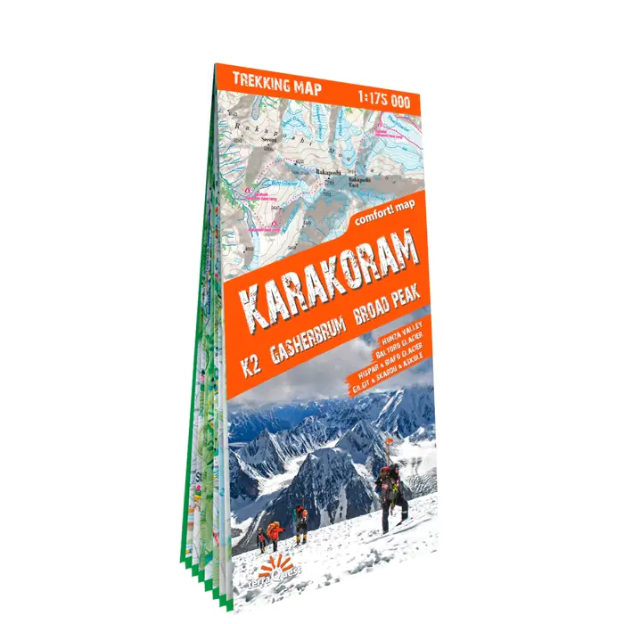 Książka - Karakorum. Mapa trekkingowa. 1:175 000