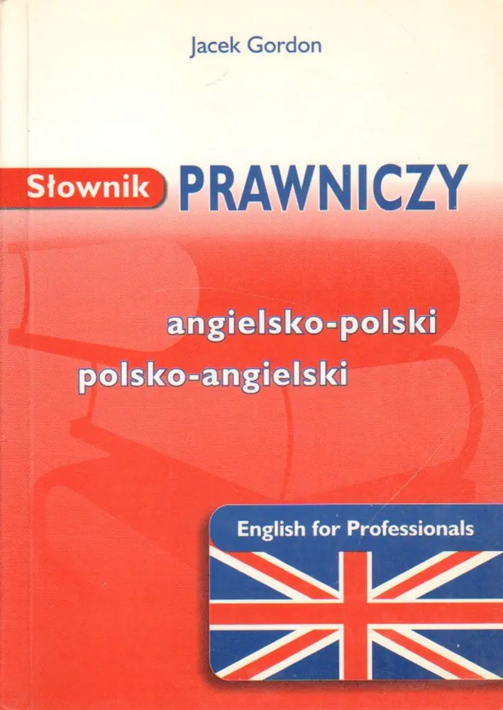 Książka - Słownik prawniczy angielsko-polski polsko-angielski