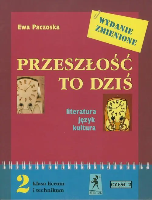 Książka - J.Polski LO Przeszłość To Dziś 2/2 w.2009 STENTOR