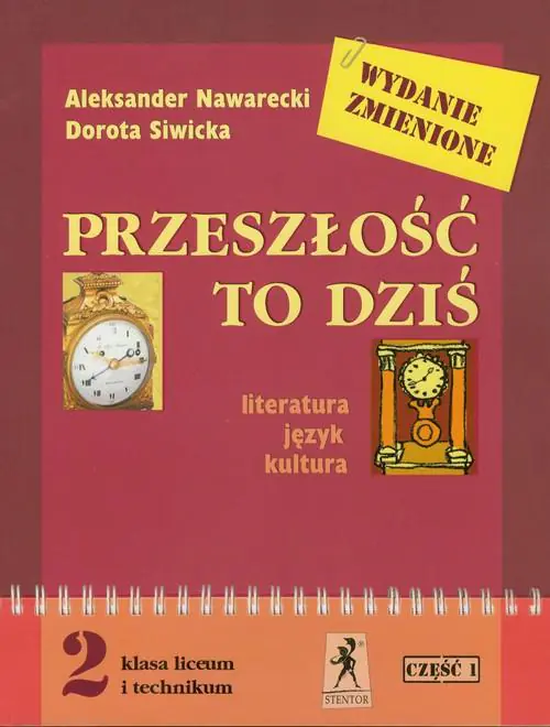 Książka - J.Polski LO Przeszłość To Dziś 2/1 w.2009 STENTOR