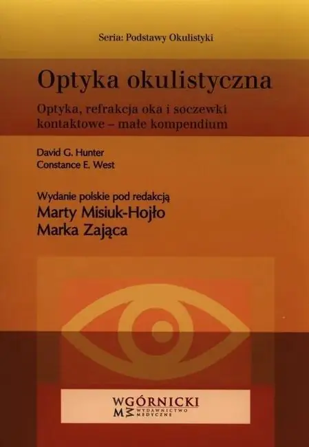 Książka - Optyka okulistyczna