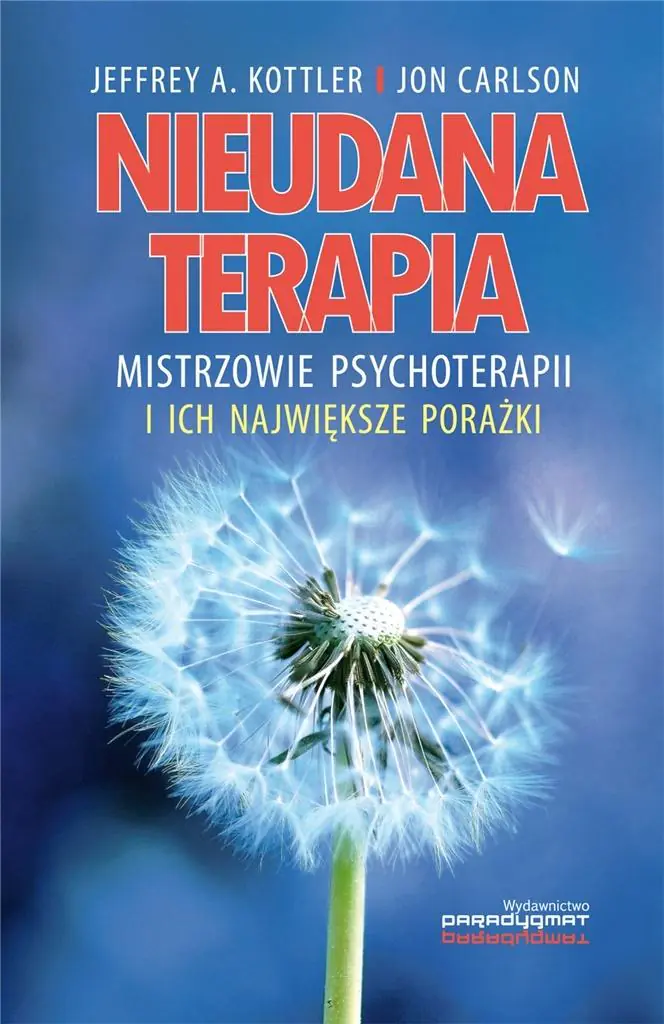 Książka - Nieudana terapia. Mistrzowie psychoterapii i ich największe porażki