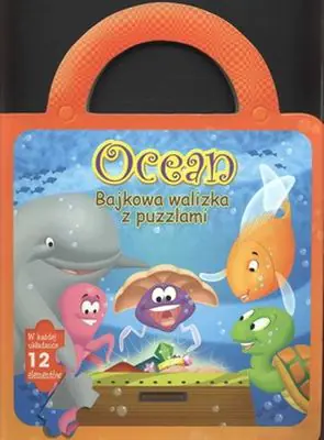 Książka - Ocean Bajkowa walizka z puzzlami