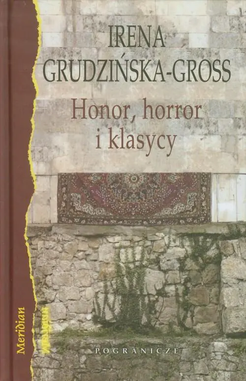 Książka - Honor horror i klasycy. Eseje