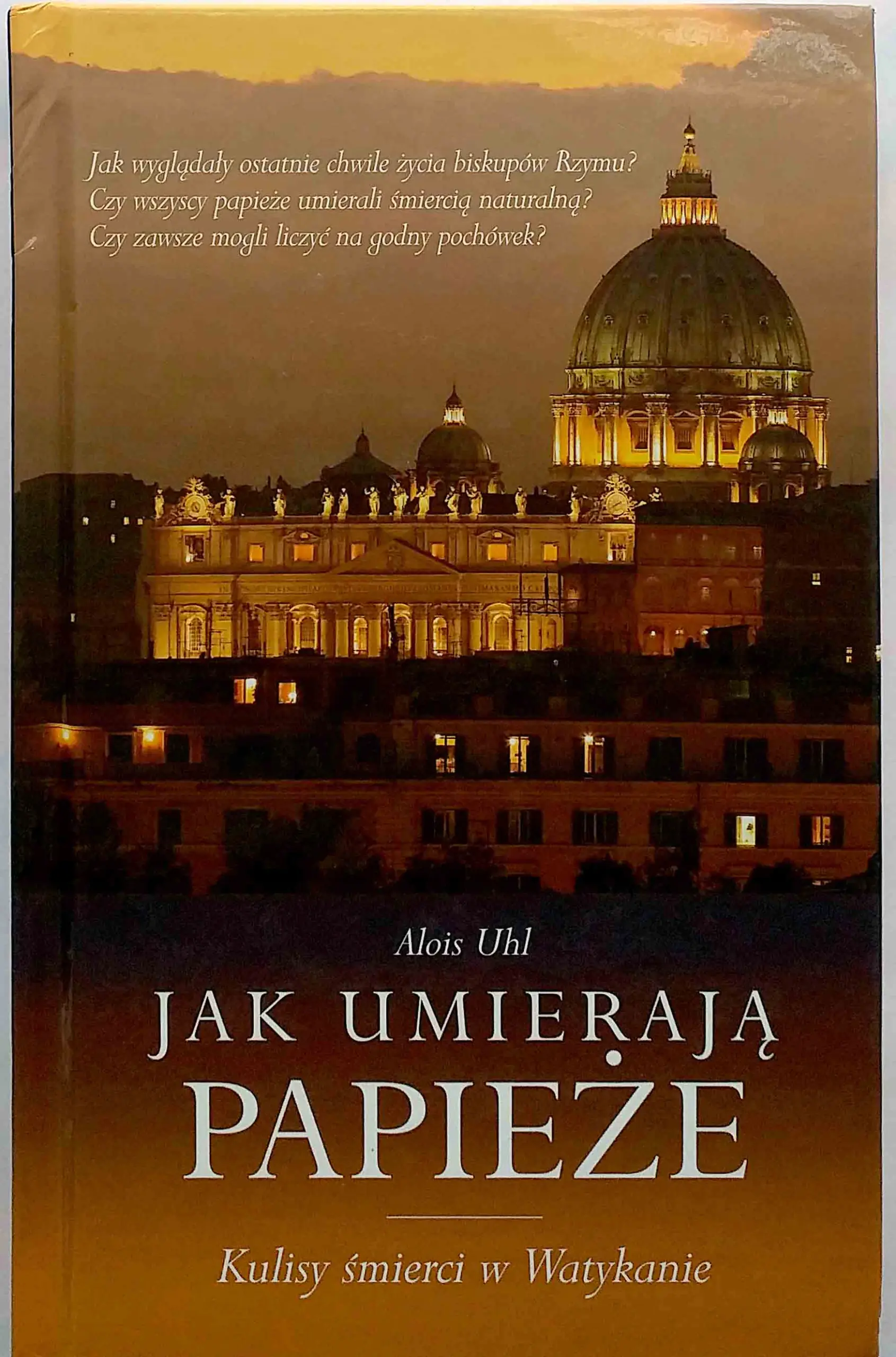 Książka - Jak Umierają Papieże