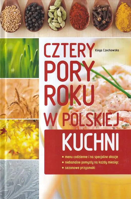 Książka - Cztery pory roku w polskiej kuchni