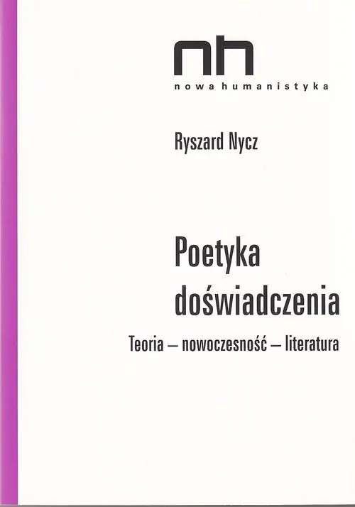 Książka - Poetyka doświadczenia