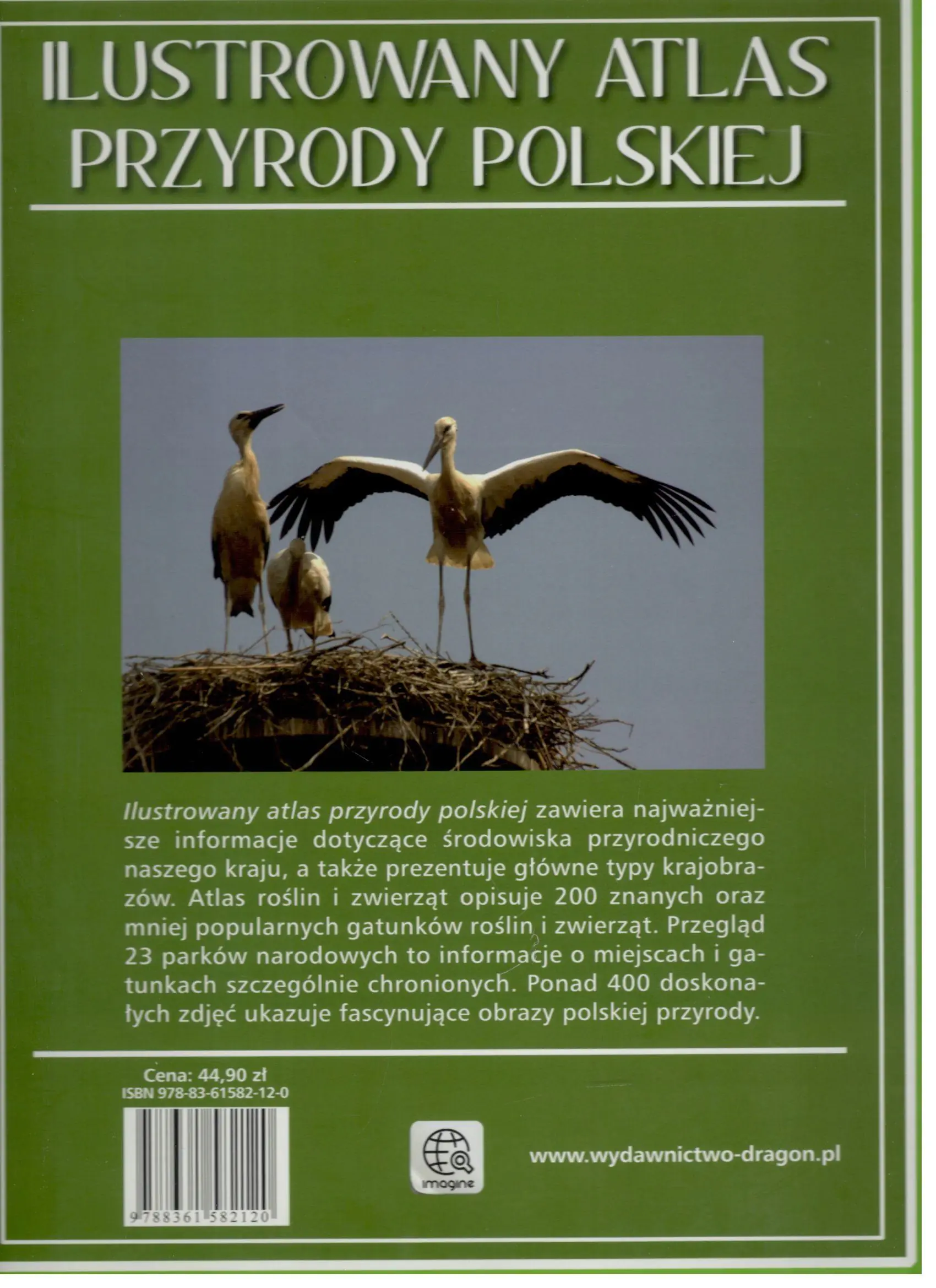 Książka - Ilustrowany atlas przyrody polskiej