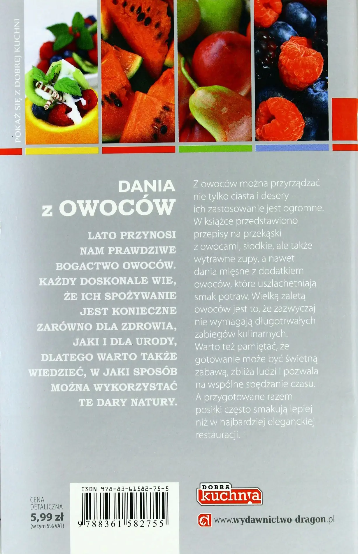 Książka - Dania z owoców