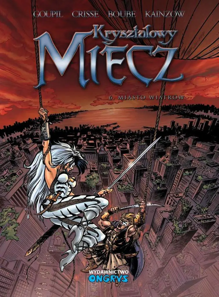 Książka - Miasto wiatrów. Kryształowy Miecz. Tom 6