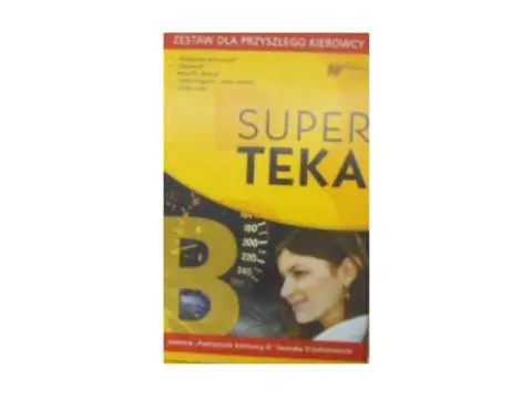 Książka - Super teka  Zestaw dla przyszłego kierowcy + CD