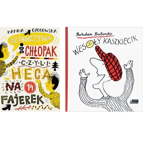 Książka - Dziewczyna i chłopak czyli heca na 14 fajerek