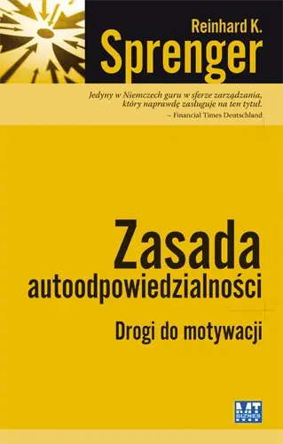Książka - Zasada autoodpowiedzialności. Outlet