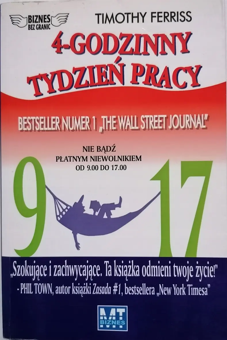 Książka - 4-godzinny tydzień pracy