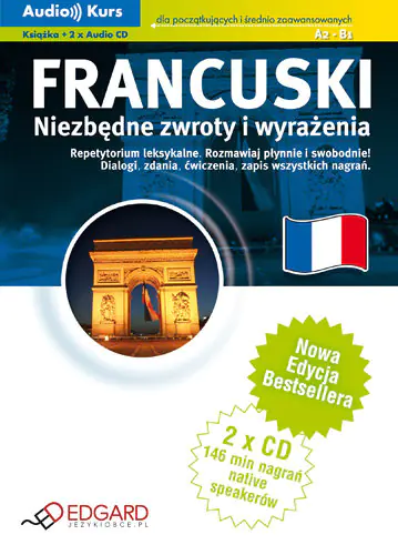 Książka - Francuski Niezbędne zwroty i wyrażenia + CD