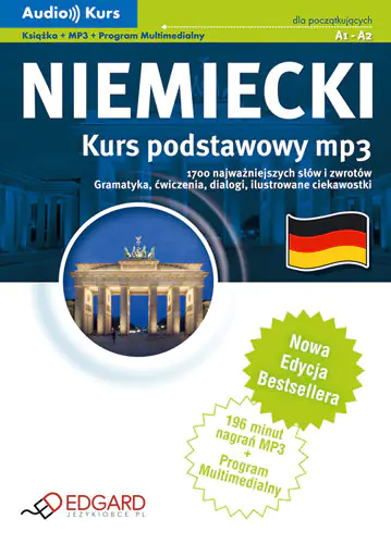 Książka - Niemiecki - kurs podstawowy mp3 EDGARD