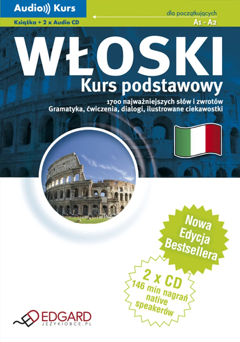 Książka - Audio kurs. Włoski. Kurs podstawowy