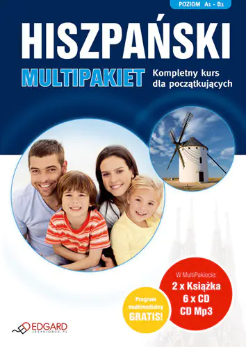 Książka - Audio kurs. Hiszpański. Multipakiet. Poziom A1-B1 + CD