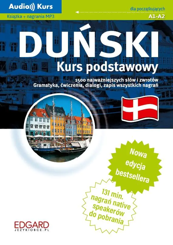 Książka - Duński. Kurs podstawowy