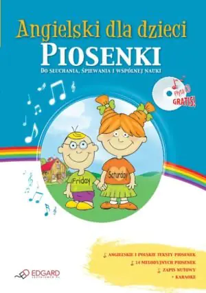 Książka - Angielski dla dzieci. Piosenki + CD