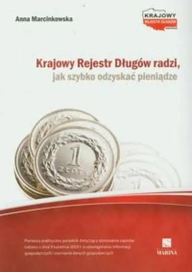 Książka - Krajowy Rejestr Długów radzi, jak szybko odzyskać pieniądze