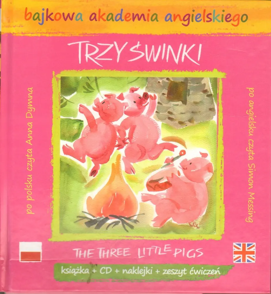 Książka - Bajkowa akademia...T5. Trzy świnki