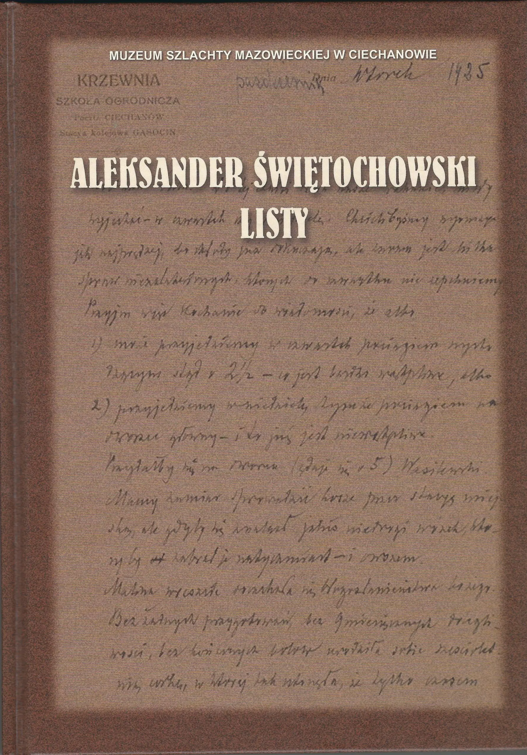 Książka - Aleksander Świętochowski Listy