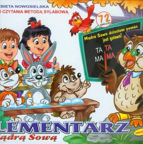 Książka - Elementarz z Mądrą Sową. Teksty do czytania metodą sylabową