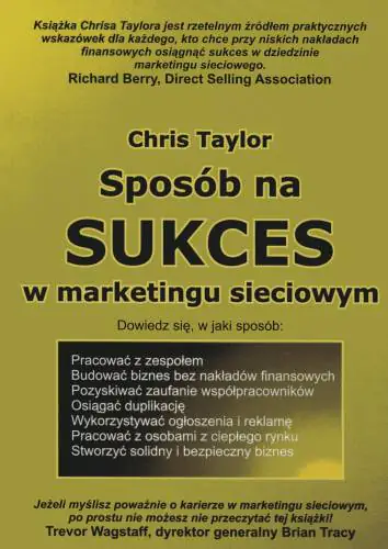 Książka - Sposób na sukces w marketingu sieciowym