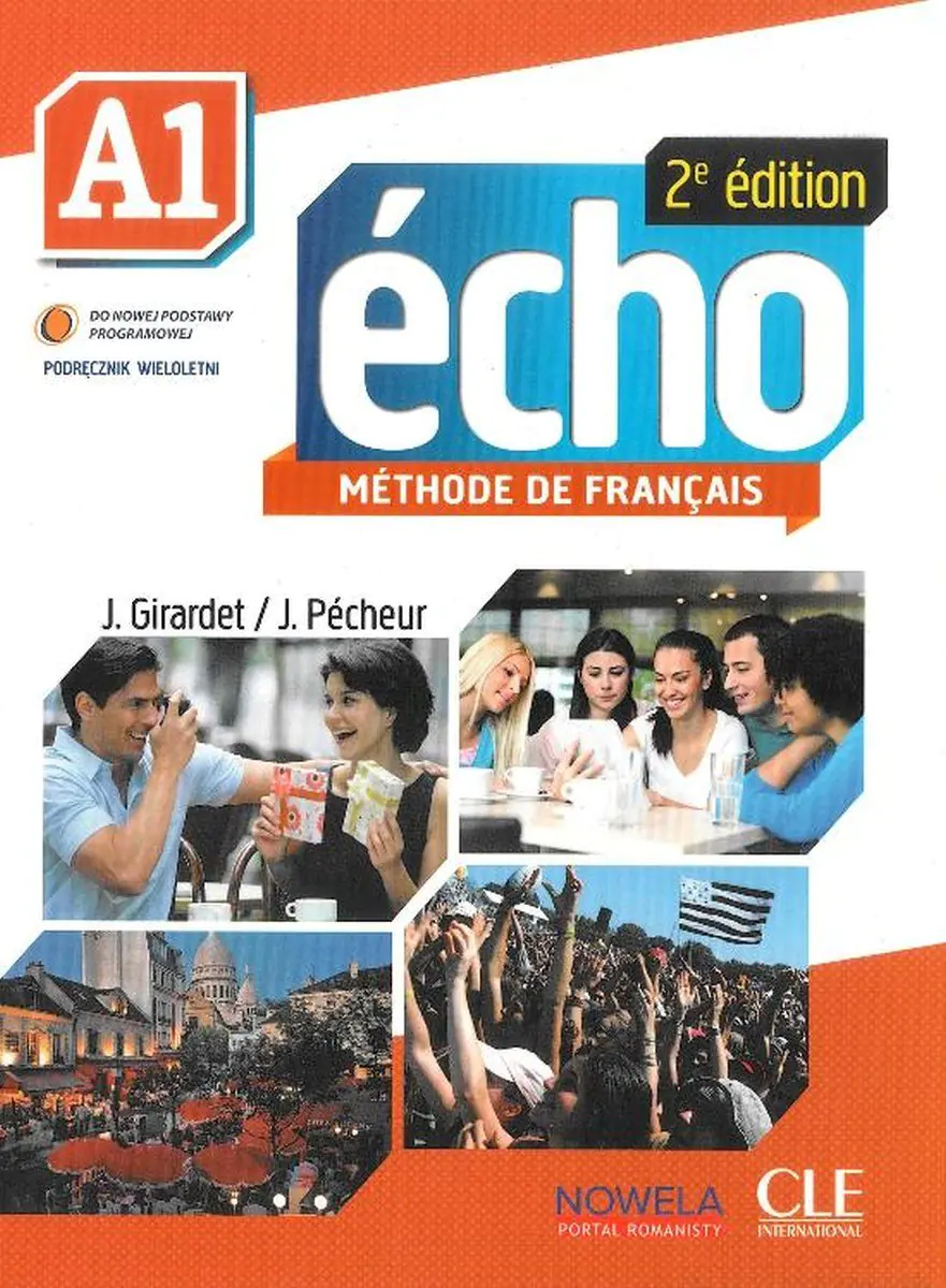 Książka - Język francuski. Echo. Poziom A1. Podręcznik + CD
