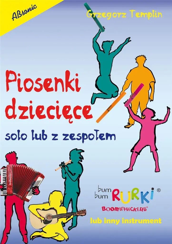Książka - Piosenki dziecięce solo lub z zespołem