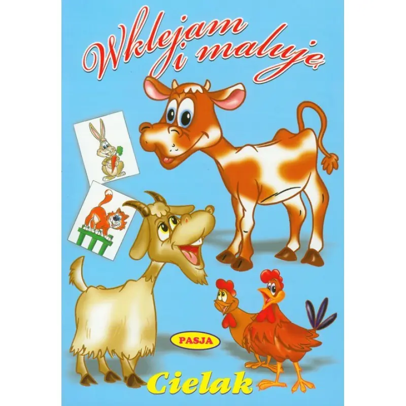 Książka - Wklejam i maluję - Cielak