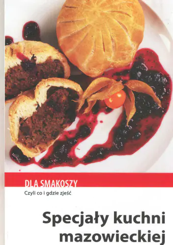 Książka - Specjały kuchni mazowieckiej