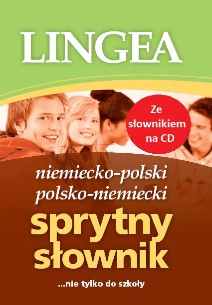 Książka - Sprytny słownik niem-pol, pol-niem + CD Lingea