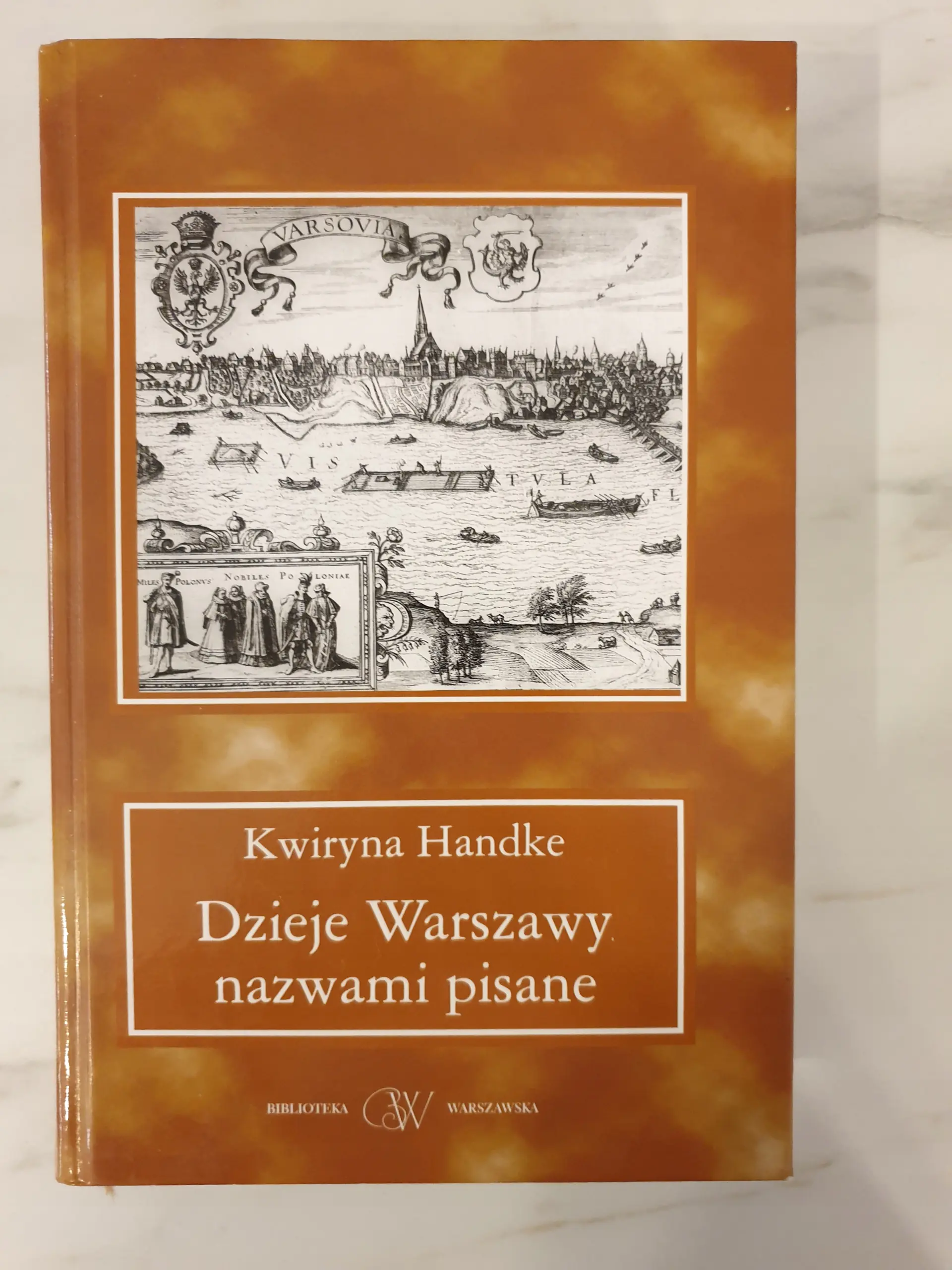 Książka - Dzieje Warszawy nazwami pisane