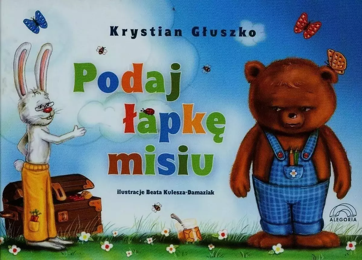 Książka - Podaj łapkę misiu