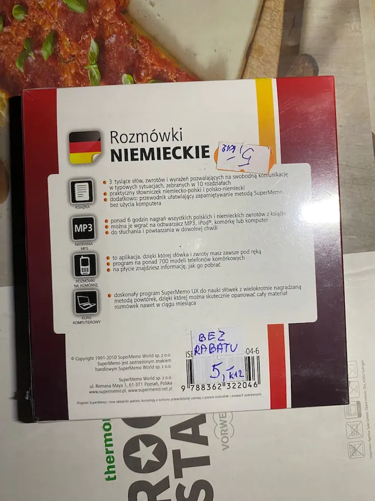 Książka - Rozmówki niemieckie