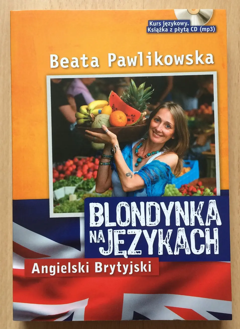 Książka - Blondynka na językach. Angielski Brytyjski   CD