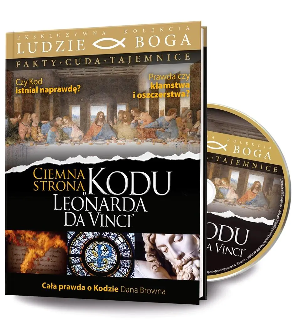 Książka - Ciemna strona Kodu Leonarda Da Vinci. Ludzie Boga. Książka + DVD