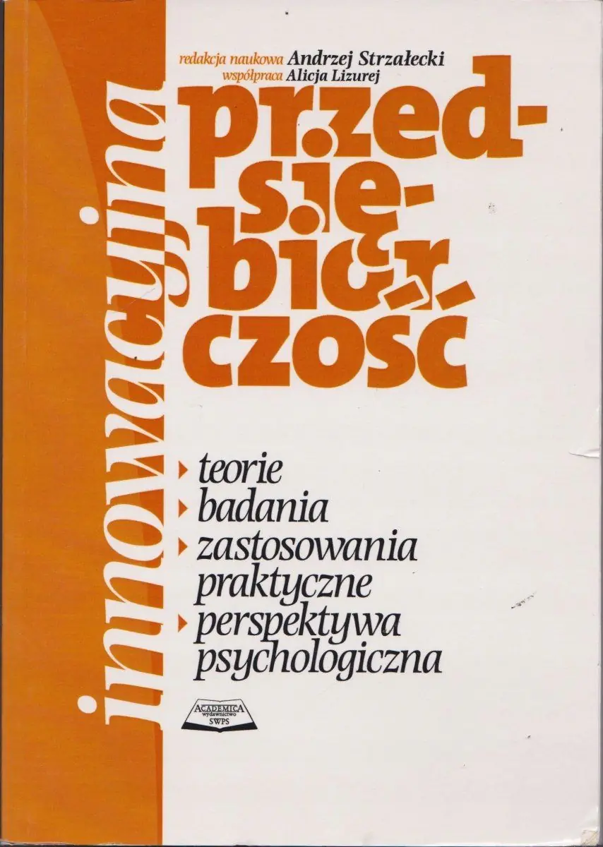 Książka - Innowacyjna przedsiębiorczość