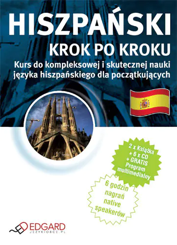 Książka - Hiszpański krok po kroku. Kurs dla początkujących + CD