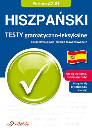 Książka - Hiszpański - Testy gramatyczno-leksykalne A2-B1
