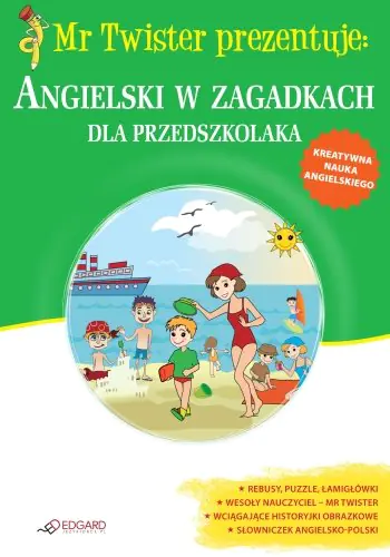 Książka - Angielski w zagadkach dla przedszkolaka