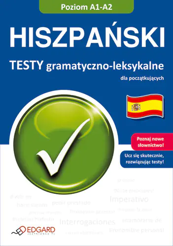 Książka - Hiszpański - Testy Leksykalno-Gramatyczne A1-A2