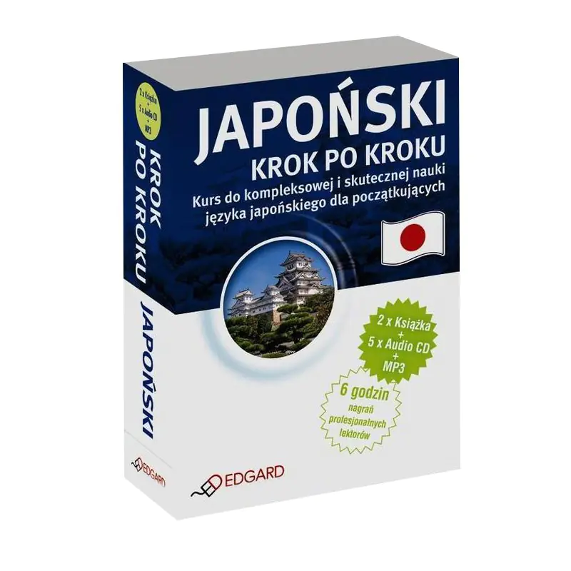 Książka - Japoński. Krok po kroku. Kurs dla początkujących + CD