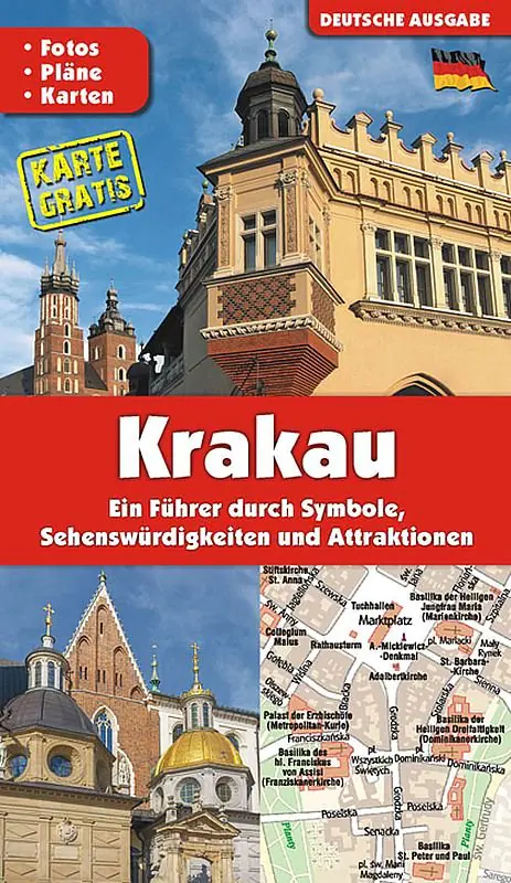 Książka - Kraków. Przewodnik po symbolach, zabytkach i atrakcjach