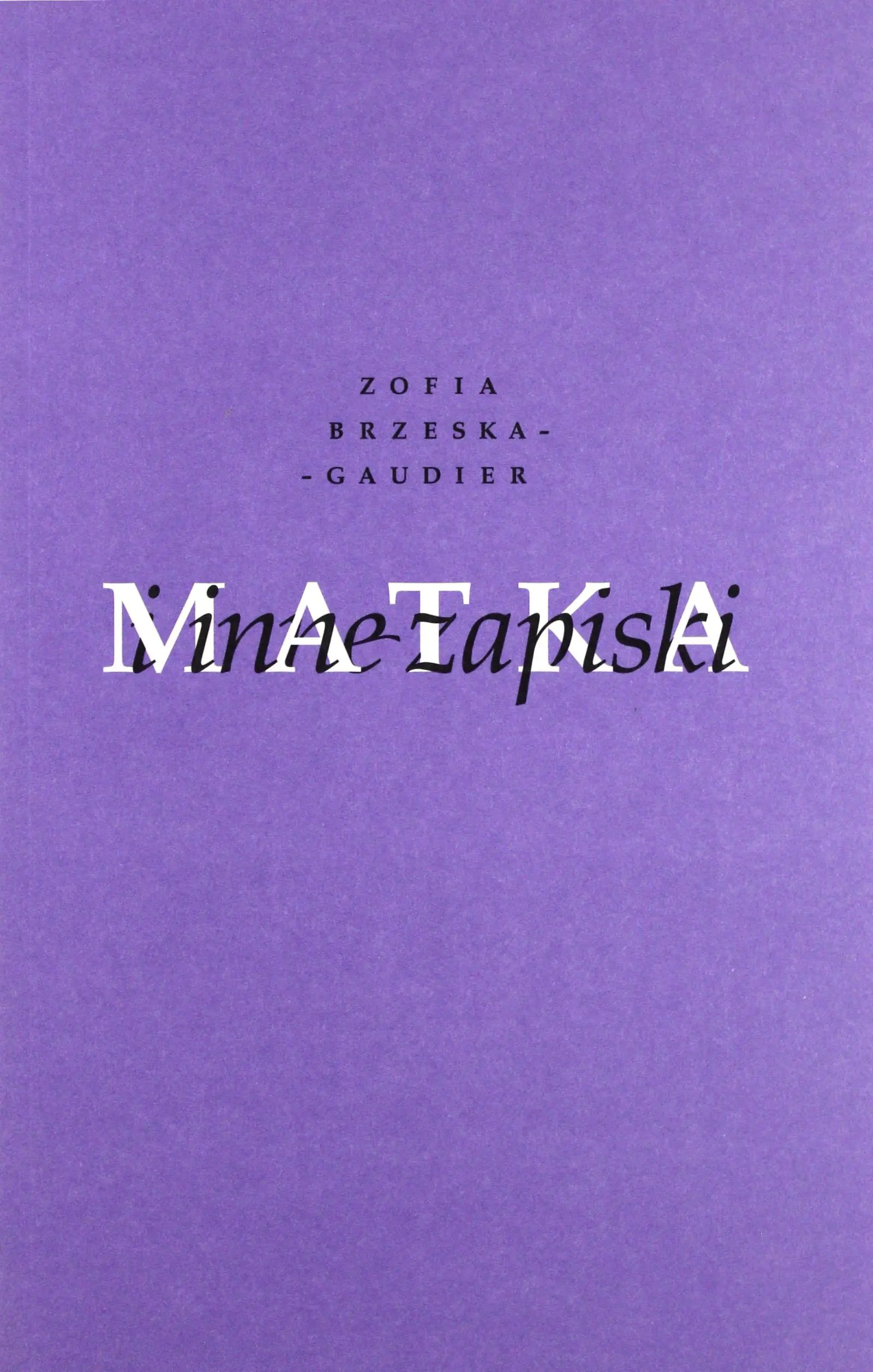 Książka - Matka i inne zapiski