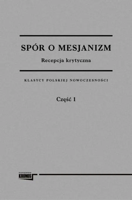 Książka - Spór o mesjanizm. Tom 1-2