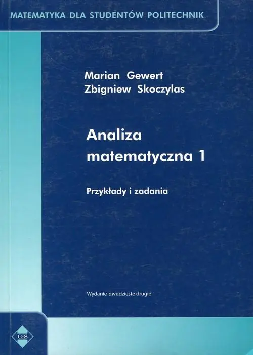 Książka - Analiza matematyczna 1 Przykłady i zadania
