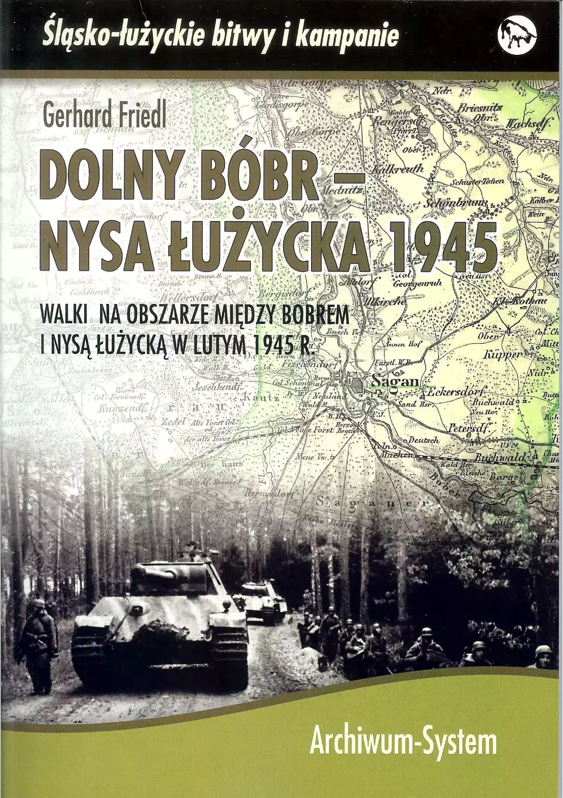 Książka - Dolny Bóbr - Nysa Łużycka 1945. Walki na obszarze między Bobrem i Nysą Łużycką w lutym 1945 r.